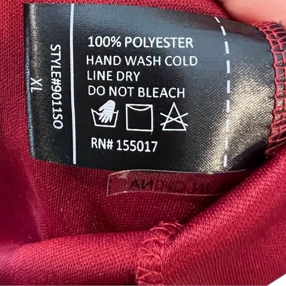 BALTIC BORN Burgundy Lydia Tie Waist Maxi Dress Flowy Romantic Size XL - Picture 10 of 13